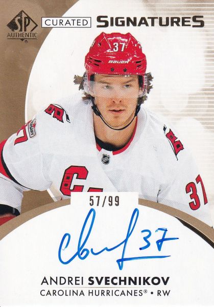 AUTO karta ANDREI SVECHNIKOV 23-24 SP Authentic Curated Signatures /99